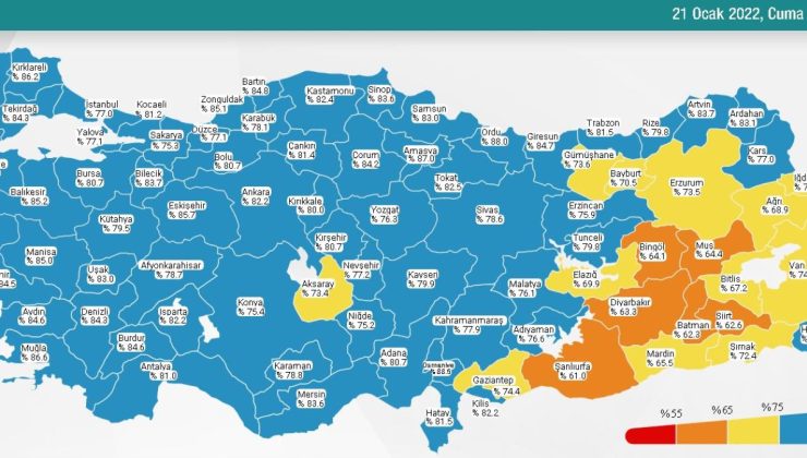 22 Ocak Cumartesi 2022 korona tablosu… Bugünkü corona vaka sayısı açıklandı mı? 22 Ocak koronavirüsten kaç kişi öldü?