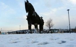 Çanakkale’de kar sebebiyle okullar tatil oldu