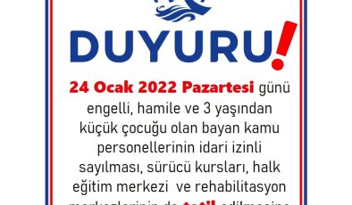 Dursunbey Kaymakamlığı’ndan izin duyurusu