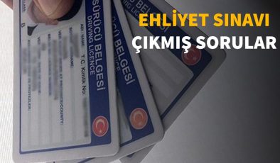 Ehliyet sınav soruları 2022: Ehliyet çıkmış sorular ve cevapları (50 soru): Ehliyet sınavı çıkmış sorular nelerdir? Çıkmış ehliyet sınav soruları!