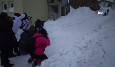 Fotoğraf sanatçıları kışın güzelliklerini fotoğrafladı