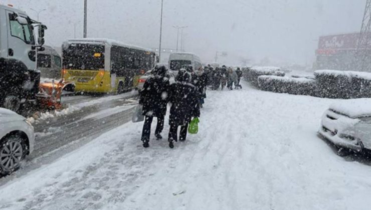 İBB’den İstanbul için kar yağışı uyarısı: Bu akşam saat 20.00’den sonra etkili olacak