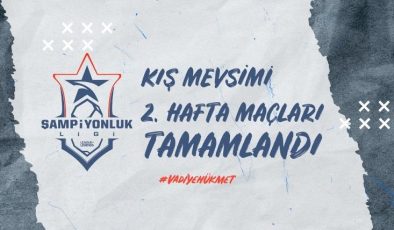 Şampiyonluk Ligi’nde 2.hafta maçları tamamlandı