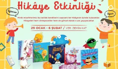 Sömestr tatilinde çocuklara özel ‘İnteraktif Hikaye Etkinliği’