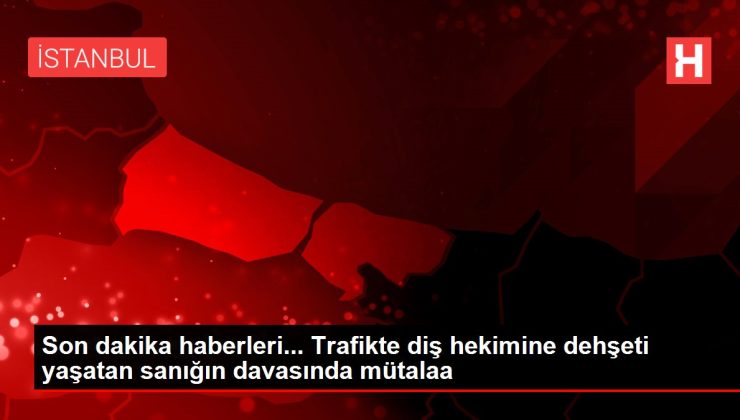 Son dakika haberleri… Trafikte diş hekimine dehşeti yaşatan sanığın davasında mütalaa