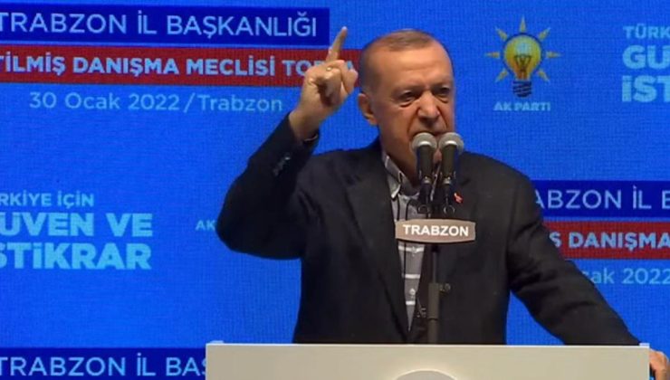 Trabzon’da Cumhurbaşkanı Erdoğan’ı büyüleyen anlar: Tarihi bir gündeyiz