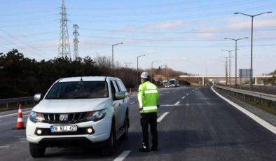 Trakya’dan İstanbul’a giden araçlara bugün de izin yok