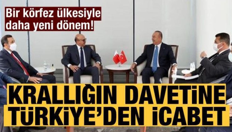 Türkiye Bahreyn ilişkilerinde yeni dönem: Bakan Çavuşoğlu gidiyor!