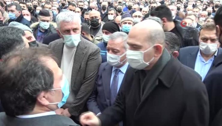 Bakan Soylu, Ankara Emniyet Müdürü Servet Yılmaz’ın annesi Ayşe Yılmaz’ın cenaze namazına katıldı