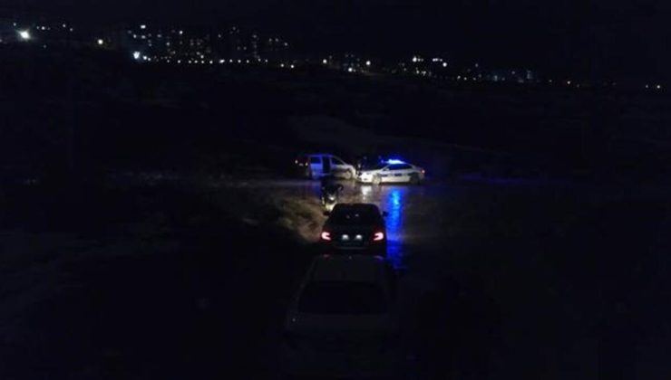 Büyükçekmece’de polisten boş arazide helikopter destekli arama