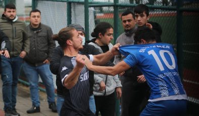 Fethiye’de oynanan müsabakanın ardından kavga çıktı