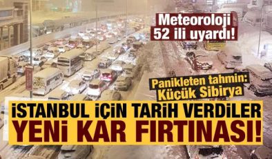 Meteoroloji 52 ili uyardı! İstanbul için yeni kar fırtınası uyarısı, ürküten tahmin…