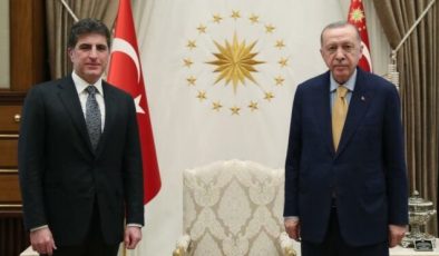 Neçirvan Barzani Beştepe’de Erdoğan ile görüşüyor