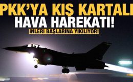 Son dakika: TSK’dan Kış Kartalı hava harekatı! Teröristlerin inleri başlarına yıkıldı!