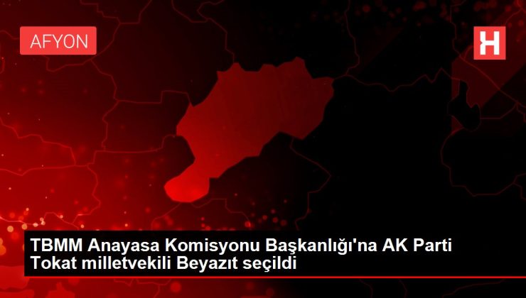 TBMM Anayasa Komisyonu Başkanlığı’na AK Parti Tokat milletvekili Beyazıt seçildi